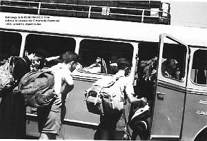 1953 La Salette depart en bus